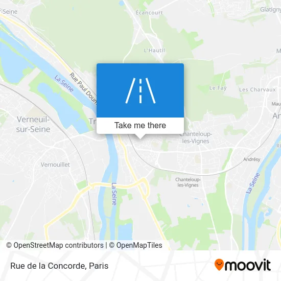 Mapa Rue de la Concorde