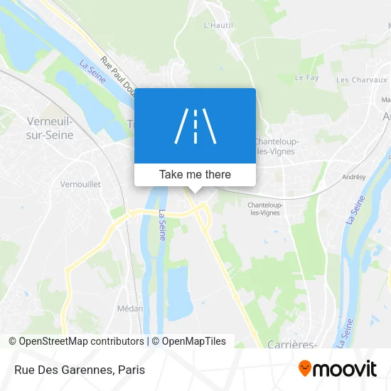 Rue Des Garennes map