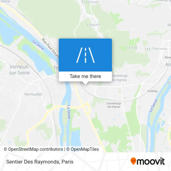 Sentier Des Raymonds map