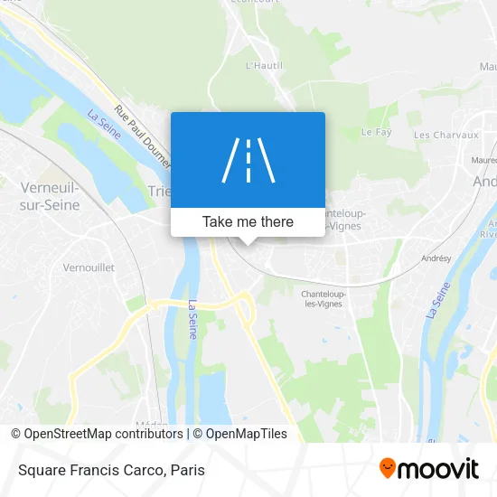 Square Francis Carco map