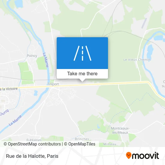 Rue de la Halotte map