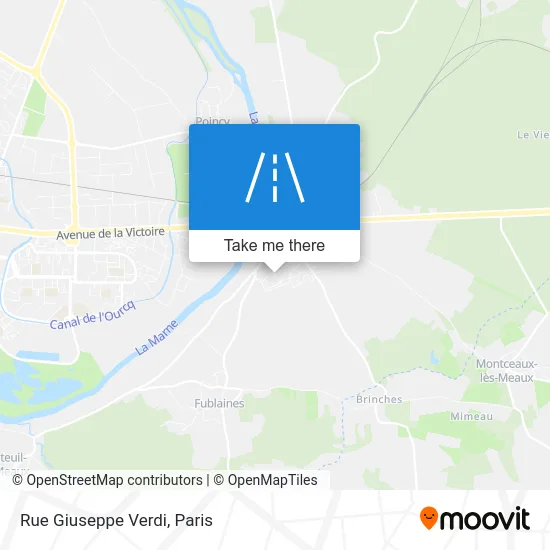 Rue Giuseppe Verdi map