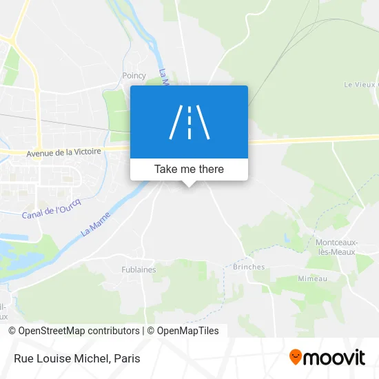 Rue Louise Michel map
