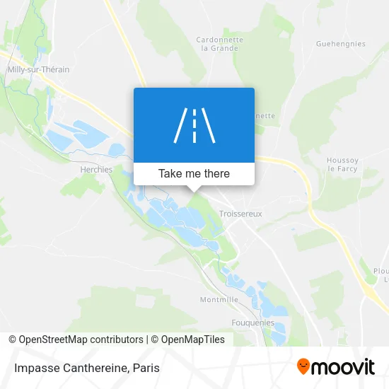 Mapa Impasse Canthereine