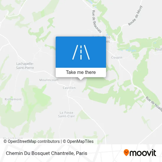 Chemin Du Bosquet Chantrelle map