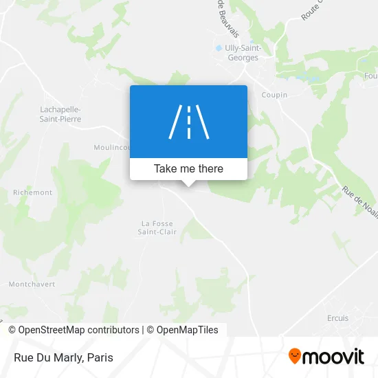 Rue Du Marly map