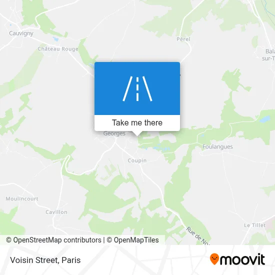 Rue Du Voisin map