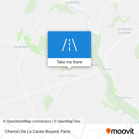 Chemin De La Cavée Boyard map