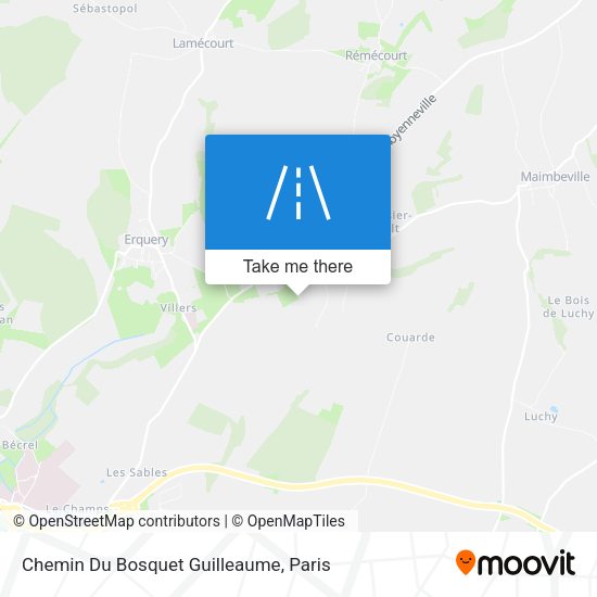 Chemin Du Bosquet Guilleaume map