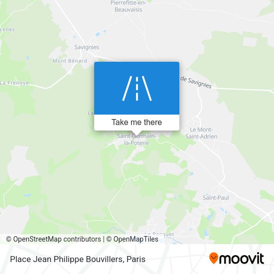 Place Jean Philippe Bouvillers map
