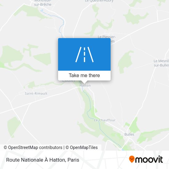 Route Nationale À Hatton map
