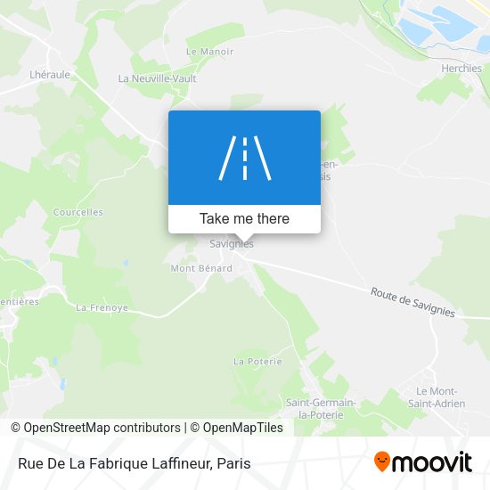 Rue De La Fabrique Laffineur map