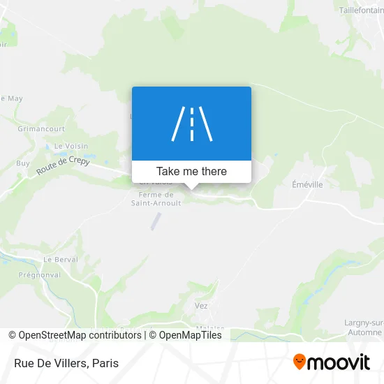 Rue De Villers map