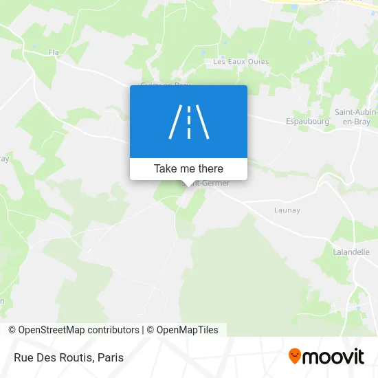 Rue Des Routis map