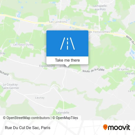 Rue Du Cul De Sac map