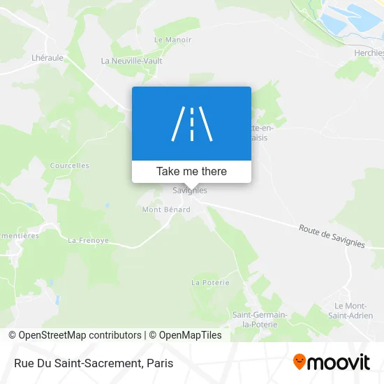 Rue Du Saint-Sacrement map