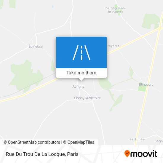 Rue Du Trou De La Locque map