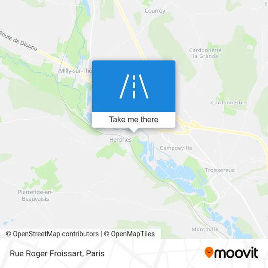 Rue Roger Froissart map