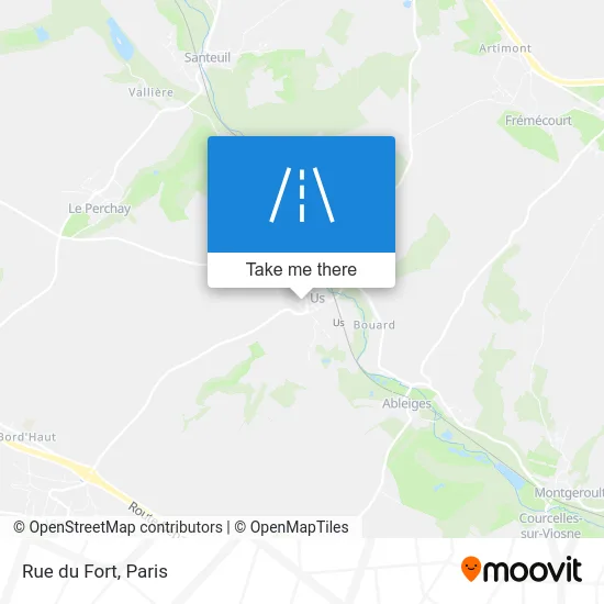 Rue du Fort map
