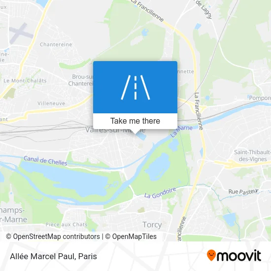Allée Marcel Paul map
