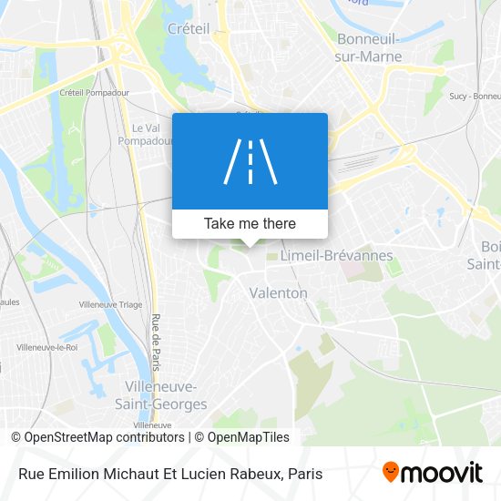 Rue Emilion Michaut Et Lucien Rabeux map