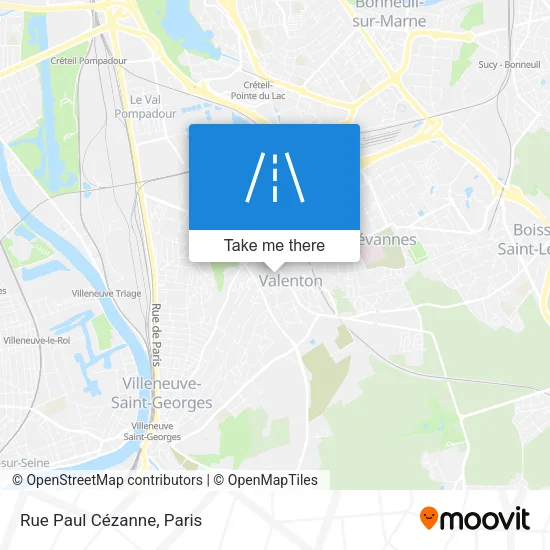 Rue Paul Cézanne map