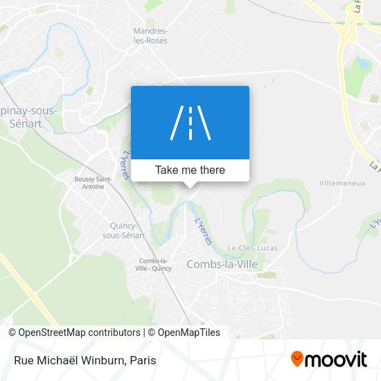 Rue Michaël Winburn map