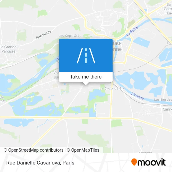 Rue Danielle Casanova map