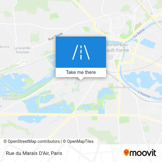 Rue du Marais D'Air map