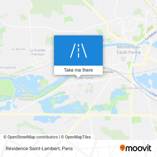 Résidence Saint-Lambert map