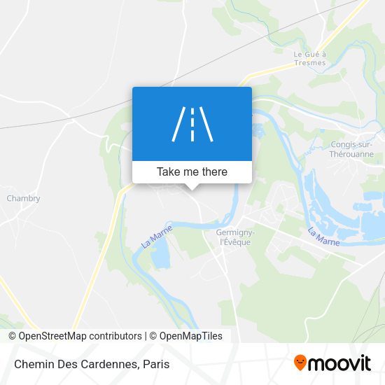 Chemin Des Cardennes map