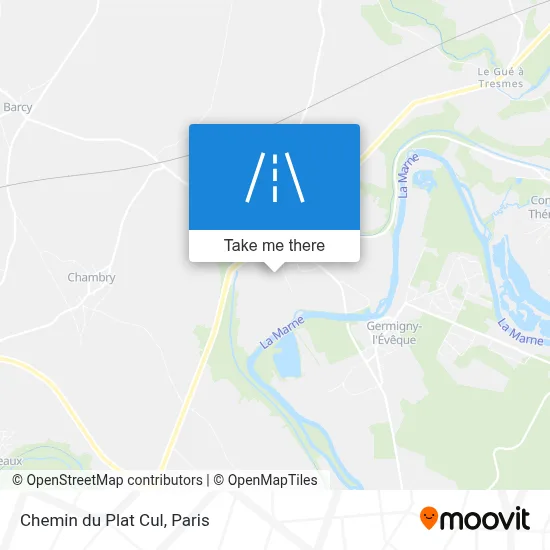 Chemin du Plat Cul map