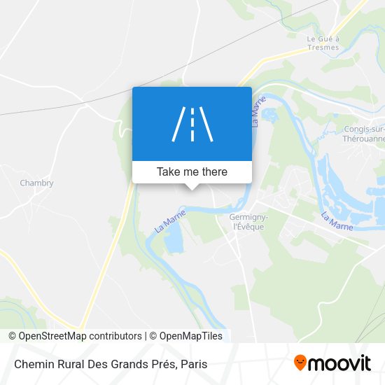 Chemin Rural Des Grands Prés map