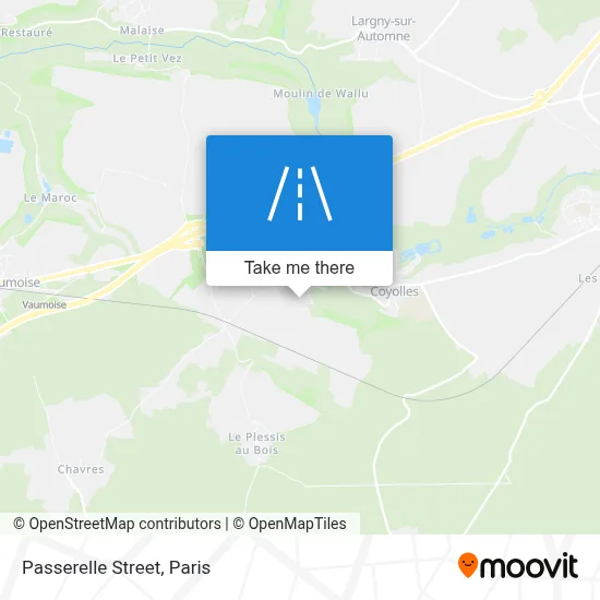 Rue De La Passerelle map