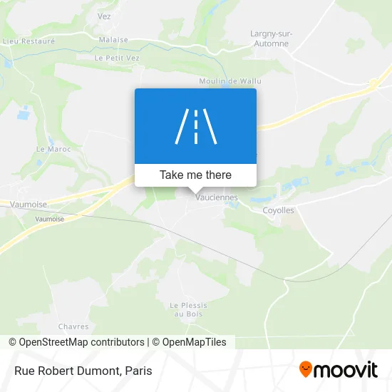 Rue Robert Dumont map