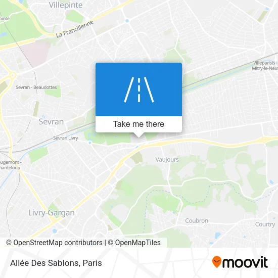 Allée Des Sablons map