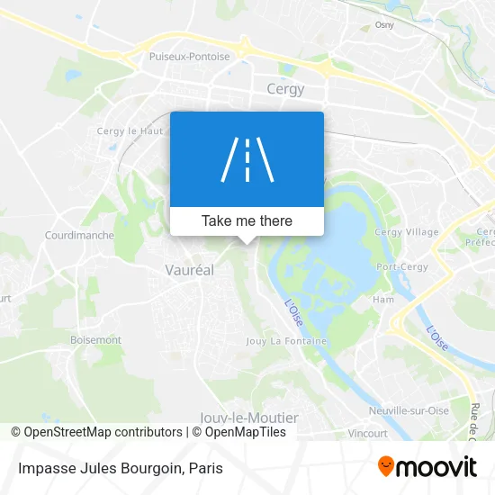 Impasse Jules Bourgoin map