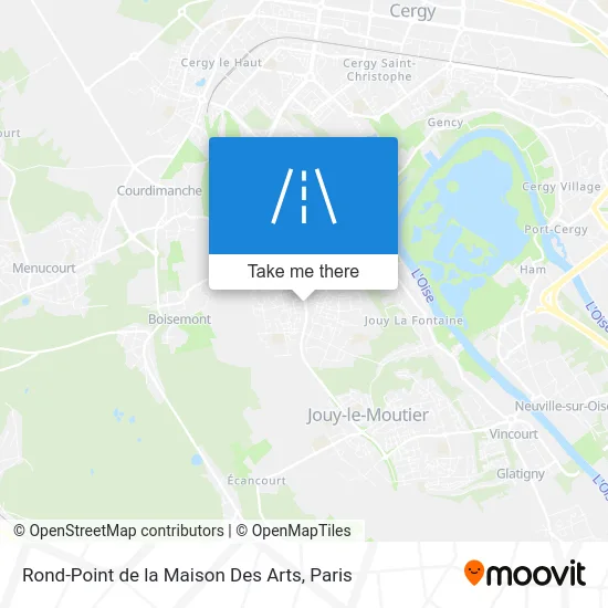 Rond-Point de la Maison Des Arts map