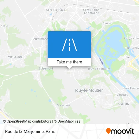 Rue de la Marjolaine map