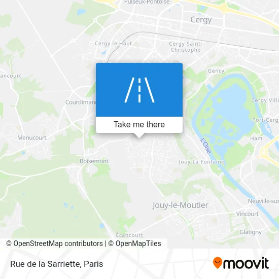 Rue de la Sarriette map