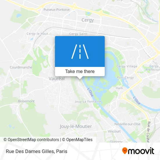 Rue Des Dames Gilles map