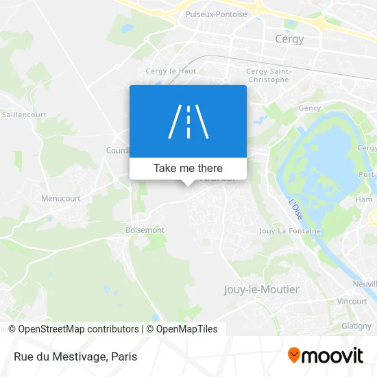 Rue du Mestivage map
