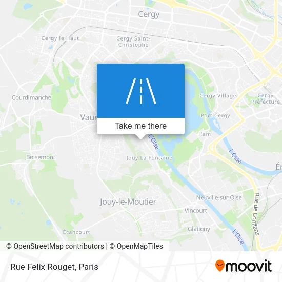 Rue Felix Rouget map