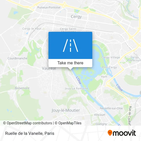 Mapa Ruelle de la Vanelle