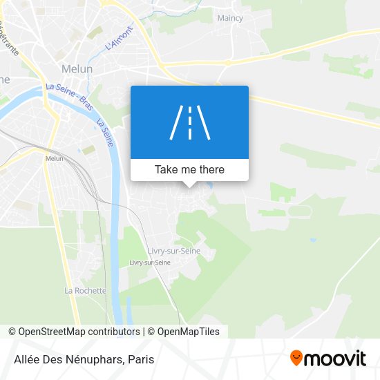 Allée Des Nénuphars map