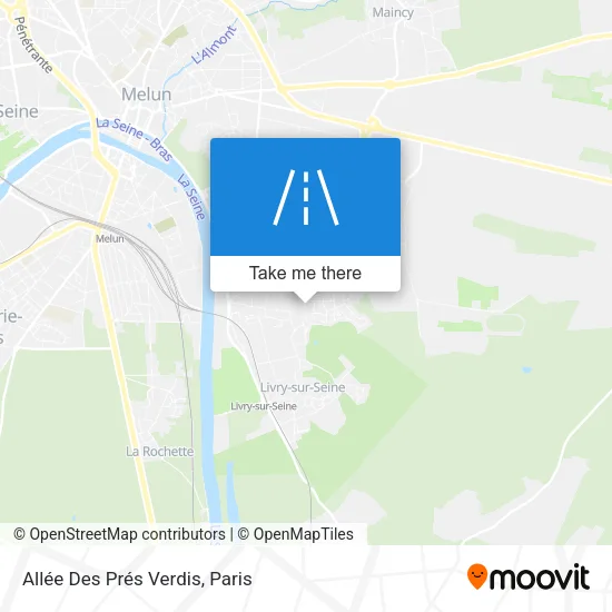 Allée Des Prés Verdis map