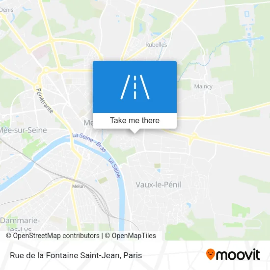 Rue de la Fontaine Saint-Jean map