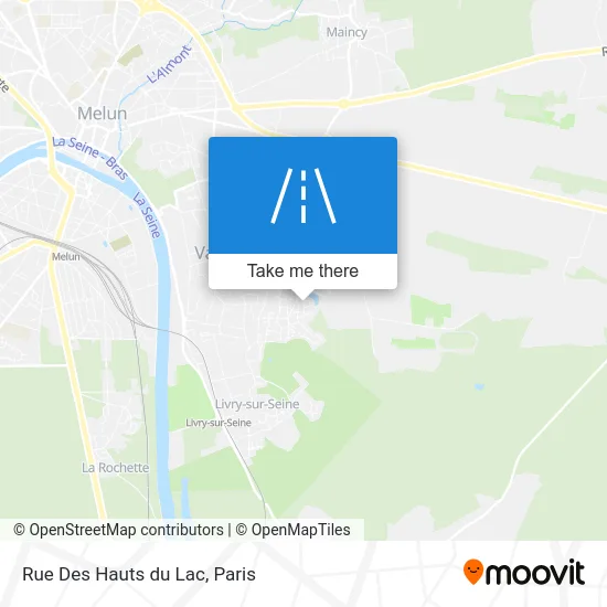 Rue Des Hauts du Lac map