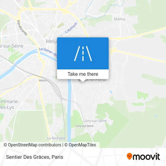 Sentier Des Grâces map