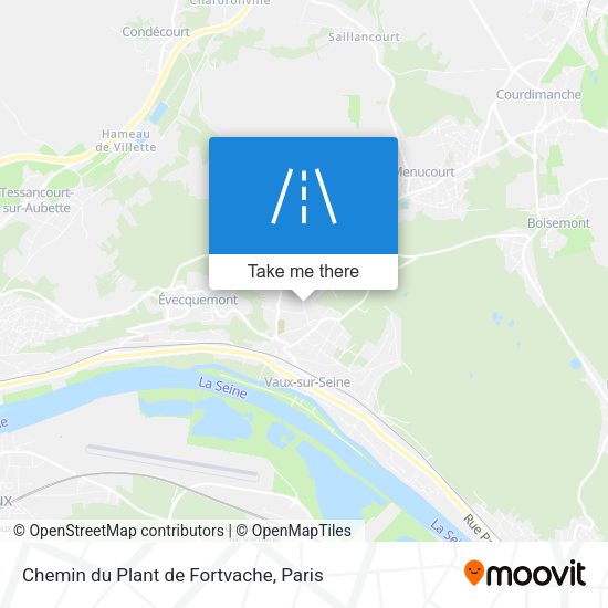 Chemin du Plant de Fortvache map
